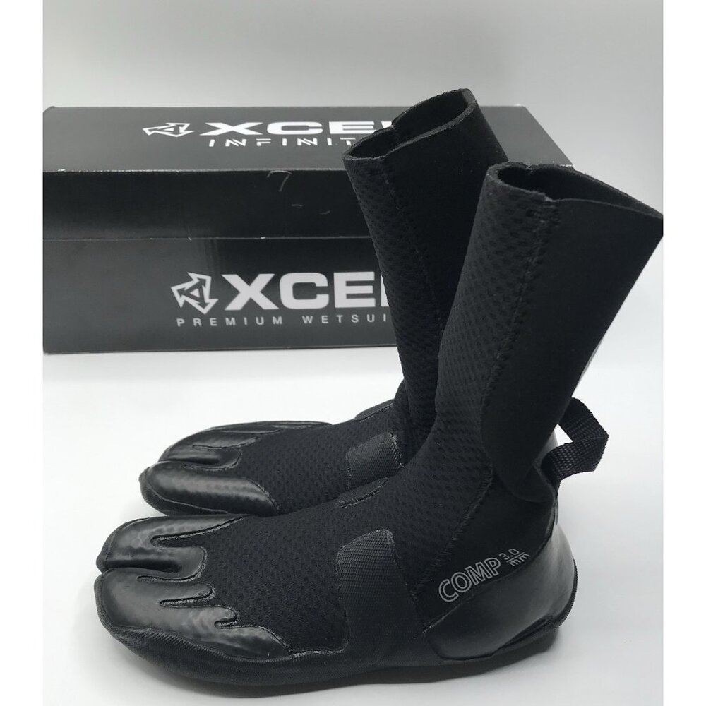 XCEL Womens/Youth Infiniti Split‎ Toe Boot 3mm Black Size 6